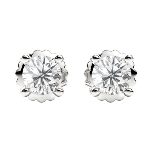 Vỏ Bông Tai Kim Cương Thiên Nhiên 18K Nữ Tuỳ Chỉnh Viên Chủ - ME25001