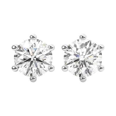 Vỏ Bông Tai Kim Cương Thiên Nhiên 18K Nữ Tuỳ Chỉnh Viên Chủ - ME25002