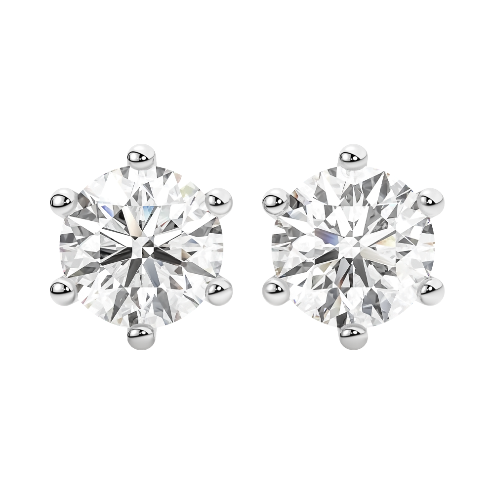 Vỏ Bông Tai Kim Cương Thiên Nhiên 18K Nữ Tuỳ Chỉnh Viên Chủ - ME25002 (3) Vỏ Bông Tai Kim Cương Thiên Nhiên 18K Nữ Tuỳ Chỉnh Viên Chủ - ME25002